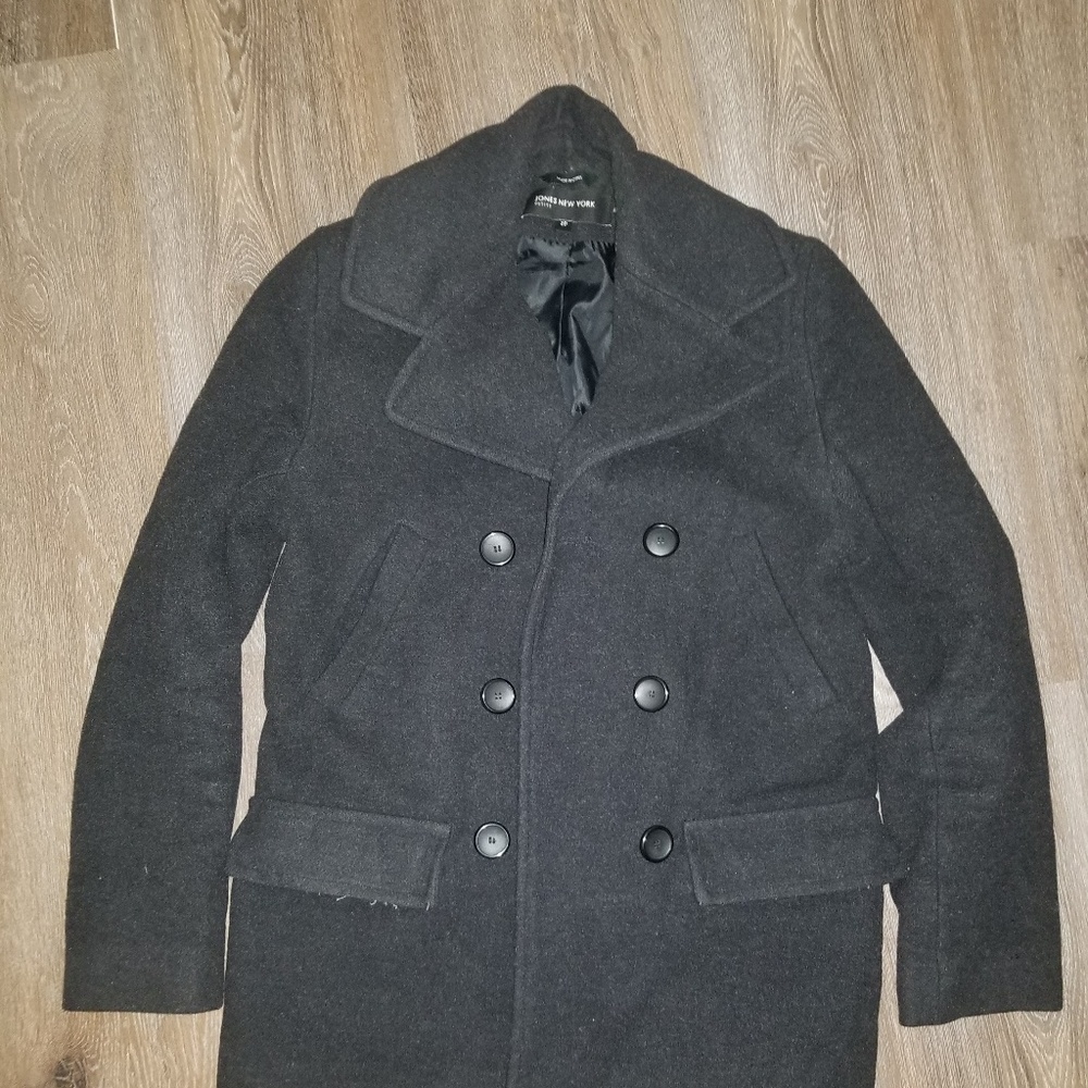 Classy Fitted Peacoat Double Breasted